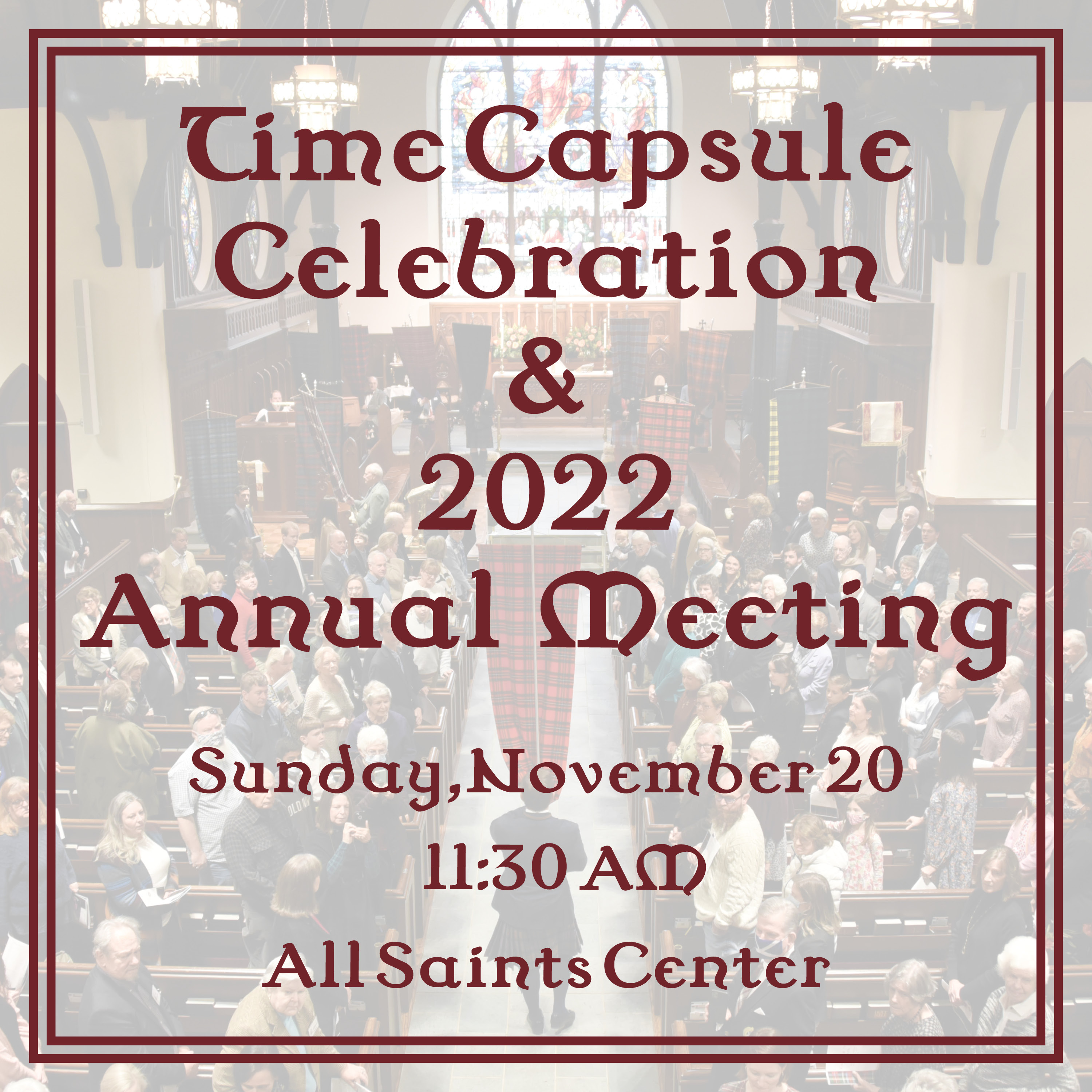 Christ Church Time Capsule Celebration