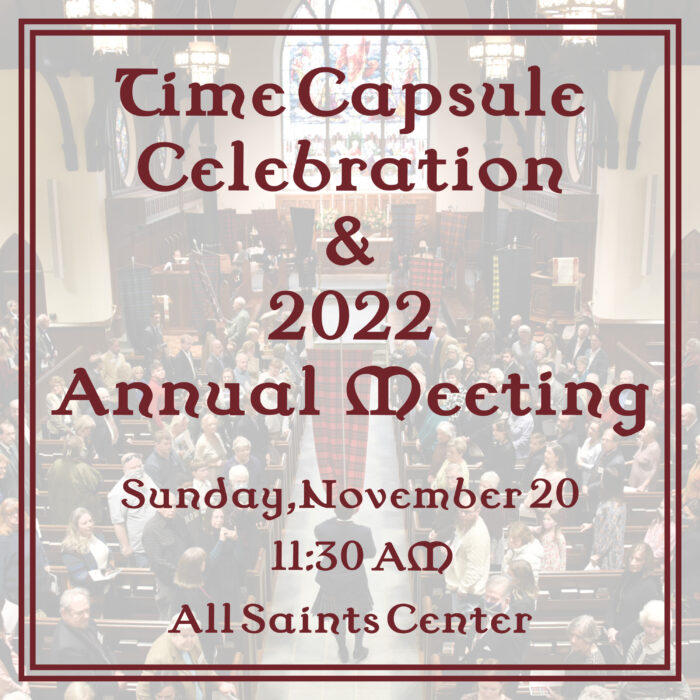 Christ Church Time Capsule Celebration