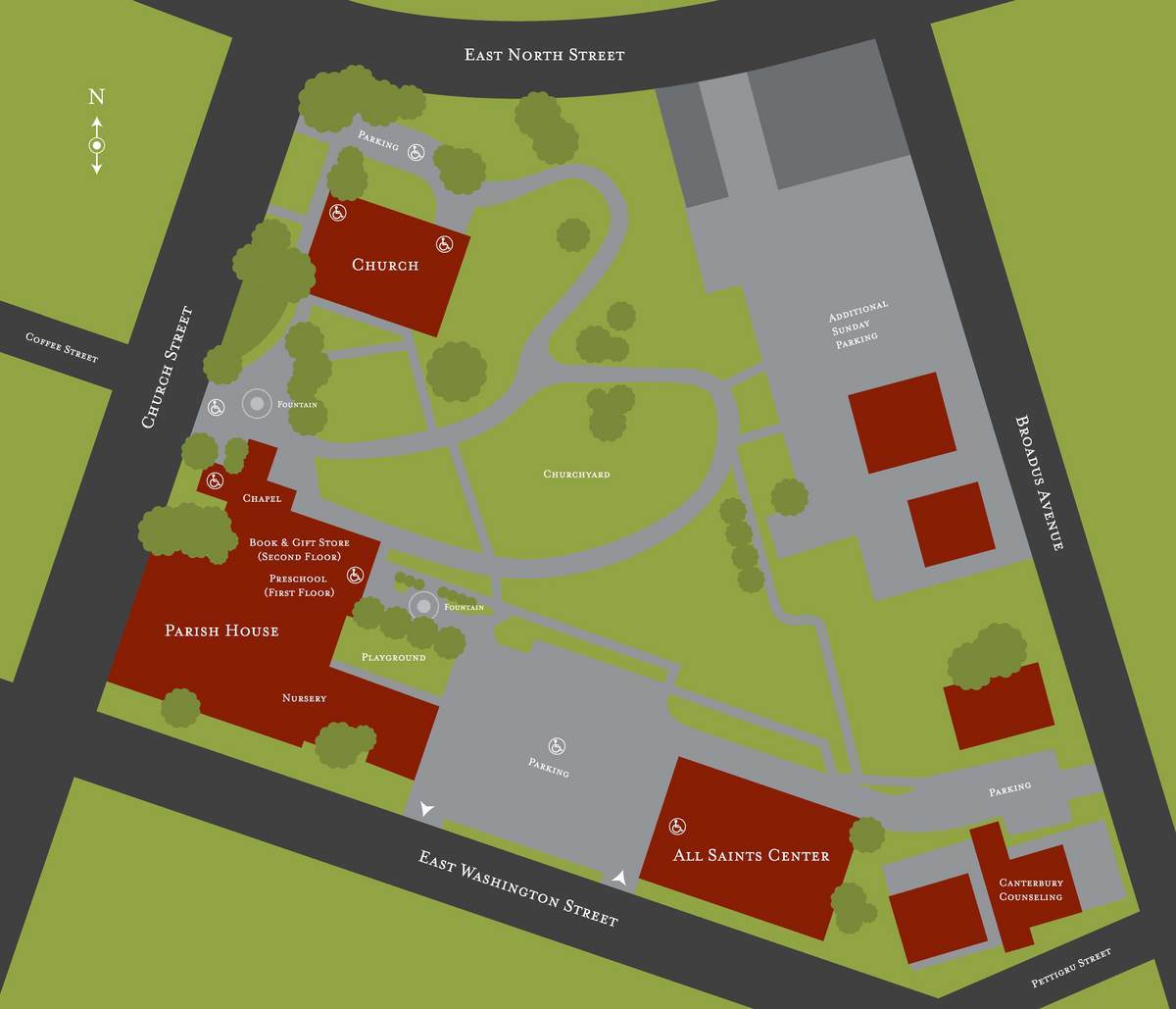 CC Campus map